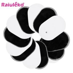 Électrodes ovales de remplacement 10 pièces 3.5mm pour stimulateur musculaire amincissant