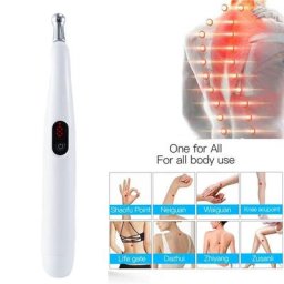 Stylo de point d'acupuncture électronique anciers aste massage méridien micro-courant impulsion