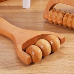 Mini masseur à rouleaux en bois outil de massage universel pour les mains les jambes les muscles