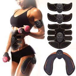 EMS-Appareil de massage électrique pour les muscles des hanches des fesses des abdominaux perte