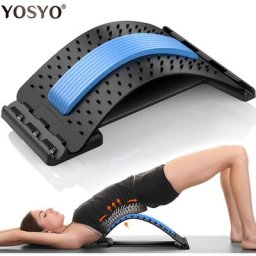 Civière dorsale réglable à plusieurs niveaux magnétothérapie masseur taille cou fitness