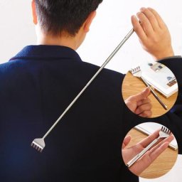 Ohio eur de griffes télescopique en acier inoxydable anti-démangeaison extensible pratique