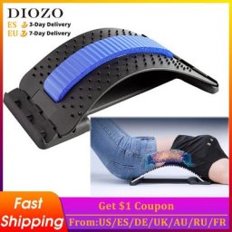 DIOZO-Civière musculaire de massage du dos dispositif de posture commandé soutien lombaire