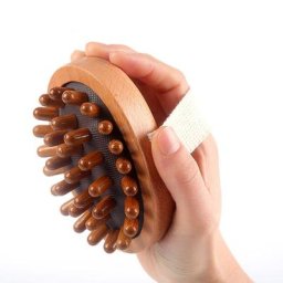 Peigne de massage en bois masseur d'acupuncture apaisant pour cuir chevelu airbag corporel