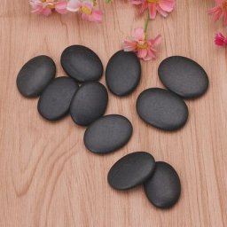 Pierre de basalte de Spa chaude 1 pièce pierres de beauté pierre naturelle de lave de Massage