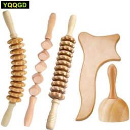 Outils de massage thérapeutique en bois masseur de proximité lymphatique tasse en bois anciers de