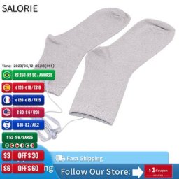 Câble de chaussettes d'électrode conductrice TENS pour masseur électrique de pied unité Tens Machine