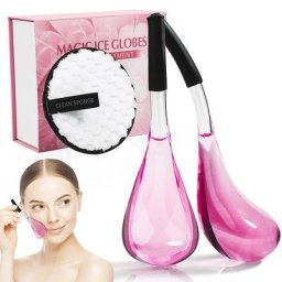 Boules de globes de glace pour le visage rouleau pour les yeux outils de massage du visage gel
