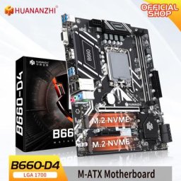 HUANANZBottles Bconfided D4 M-ATX DDR4 Carte Mère Support 12 13 Isabel (Intel LGA 1700 CPU 12100F