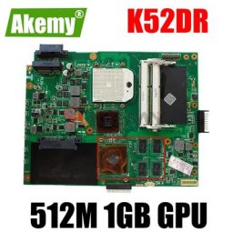 Carte mère originale pour ordinateur portable K52DR AMD 1 go ou AMD 512M GPU pour ASUS K52DR A52DE