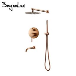 Bagnolux mitigeur à poignée unique robinets de salle de bains baignoire et douche en laiton Rose