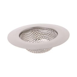 H55A 3Pcs Kitchen Sink Strainer Stainless Steel Drain Filter Bathroom Plug Hair Catcher Large Wide