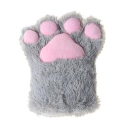 Gants de patte de chat pour femmes et filles mitaine de Cosplay en peluche chaude dessin animé