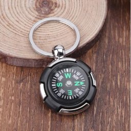 Mini boussole de navigation pour Camping et randonnée porte-clés Portable outil de survie