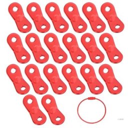 M5TC – ajusteur de corde solide 20 pièces boucle de corde à vent pour activités de plein air 2