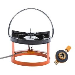 Réchaud portable avec système de chauffage réchaud de camping fendu Eva de support stable degré