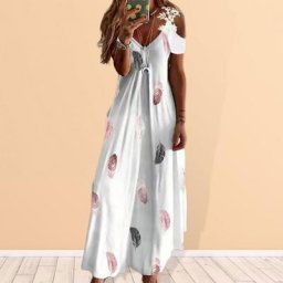 Robe trapèze longue à coupe ample pour femmes tenue de soirée populaire pour le bureau