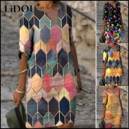 Robe de plage en Satin imprimé Vintage à la mode ample décontractée va avec tout grande