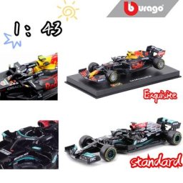 Bburago – modèle de voiture jouet en alliage de Simulation 1:43 2021 F1 Red Bull Racing RB16B 33 #