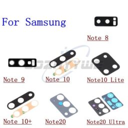 2 lentilles pour caméra arrière pour Samsung Galaxy Note 8 9 10 Lite 20 Ultra réparation de
