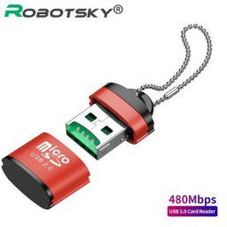 Mini lecteur de carte USB 2.0 haute vitesse TF Micro SD adaptateur de carte mémoire pour ordinateur