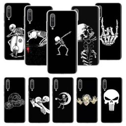 Coque de téléphone Spooky Skull avec modules de danse drôles coque pour Xiaomi Redmi 10C 10 9A