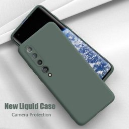 Coque en silicone liquide pour Xiaomi Mi 10 Pro housse souple 256 5G Mi Note 10 Pro Mi 9 SE