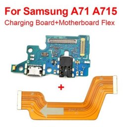 For Samsung A71 A715 A715F SM-A715F/DSN SM-A715F/DSM Original USB Charging Dock Port Board Connector