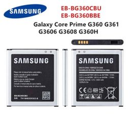 SAMSUNG Original EB-BG360CBU EB-BG360BBE Batterie 2000mAh Pour Samsung Galaxy Core Premier G360 G361