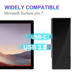 HUB USB C Type C pour Microsoft Surface Pro 7 adaptateur Dock avec USB 3.1 vers HDMI 4K 1000Mb RJ45