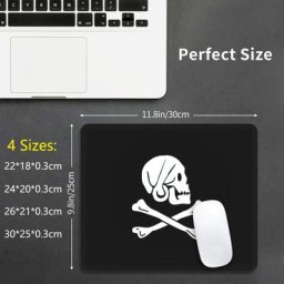 Tapis de souris imprimé Pirate Flag-Henry Every bricolage drapeau Pirate bateau des caraïbes