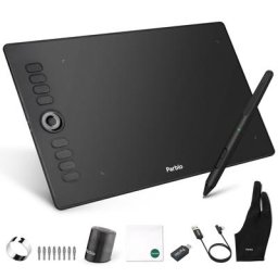 Parblo – tablette graphique A610Pro 10x6.25 pouces pour dessin Digital avec Support de téléphone