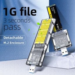 Boîtier de disque SSD M2 châssis M.2 à USB 3.0 Gen 1 boîtier SSD 5gbps M.2 NGFF SATA adaptateur