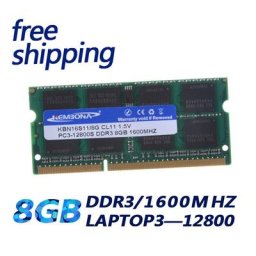 KEMBONA-Mémoire RAM pour ordinateur portable DDR3 8 Go 1600MHz 204 broches SODIMM pour Intel et