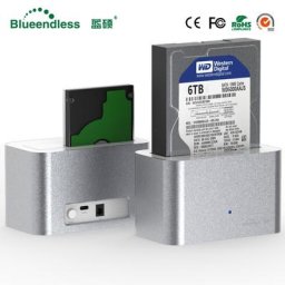Boîtier en aluminium pour disque dur S6 3.5 pouces SMito USB Type-C 3.0 lecture en métal 1 à 6