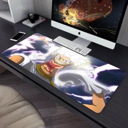 Luffy-Tapis de souris en polymère non ald média pour ordinateur de bureau table clavier coussin