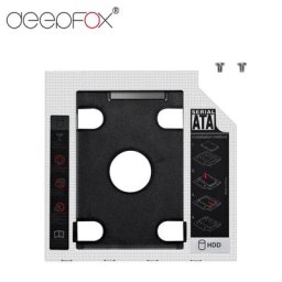 Boîtier de disque dur universel en aluminium SATA 9.5 3.0 ""SSD CD DVD vers HDD boîtier Optibay