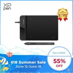 XPPen-Tablette graphique G430S pour dessin OSU appareil sans batterie conçu par l'hôtel