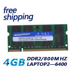 KEMBONA-Module pour ordinateur portable SODIMM ordinateur portable DDR2 4 Go 4G 800 Z