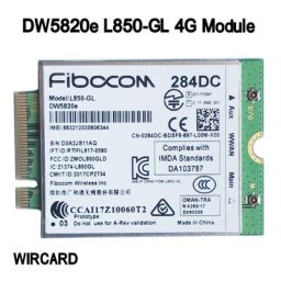Module de carte 4G LTE DW5820e L850-GL 0284DC 284DC pour ordinateur portable Dell 3500 5400