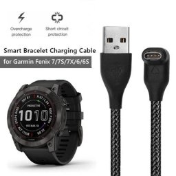 Câble de chargement USB de 1M cordon de données pour Garmin Fenix 7 7S 7X 6 6S 6X 5 5X 5s