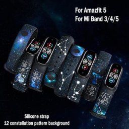 Bracelet d'impression pour Xiaomi Mi Band remplacement du bracelet ceinture de montre en silicone