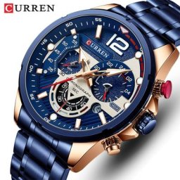 CURREN – montre à Quartz en acier pour homme marque de luxe décontractée horloge d'affaires