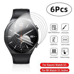 Film de protection d'écran souple anti-rayures pour montre intelligente Xiaomi Mi S1 Active/S1Pro