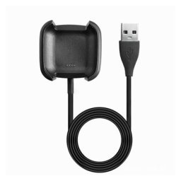 Fitbit – montre connectée Versa 2 avec câble de chargement USB support de charge rapide