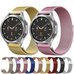 Bracelet boucle milanaise pour Samsung Galaxy watch 5/4 44mm 40mm/5 pro/4 Classic/Active 2 20mm