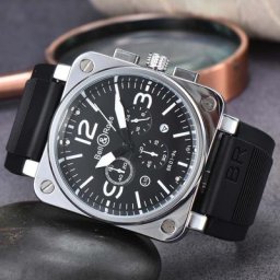 Bell & Ross-Montres carrées multifonctions pour hommes date automatique chronographe d'affaires
