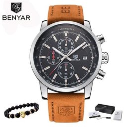BENYAR – montre à Quartz pour hommes marque de luxe mode chronographe Sport 2023