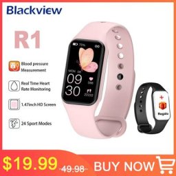 Blackview – montre connectée R1 Bluetooth moniteur d'activité physique de fréquence cardiaque de