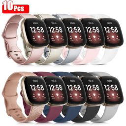 Bracelet de montre pour Fitbit Versa 3 bracelet bracelets fouet accessoires 10 pièces 8